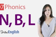 English Phonics series 'n', 'b' and 'l'